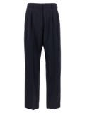 Blue Virgin Wool Pants