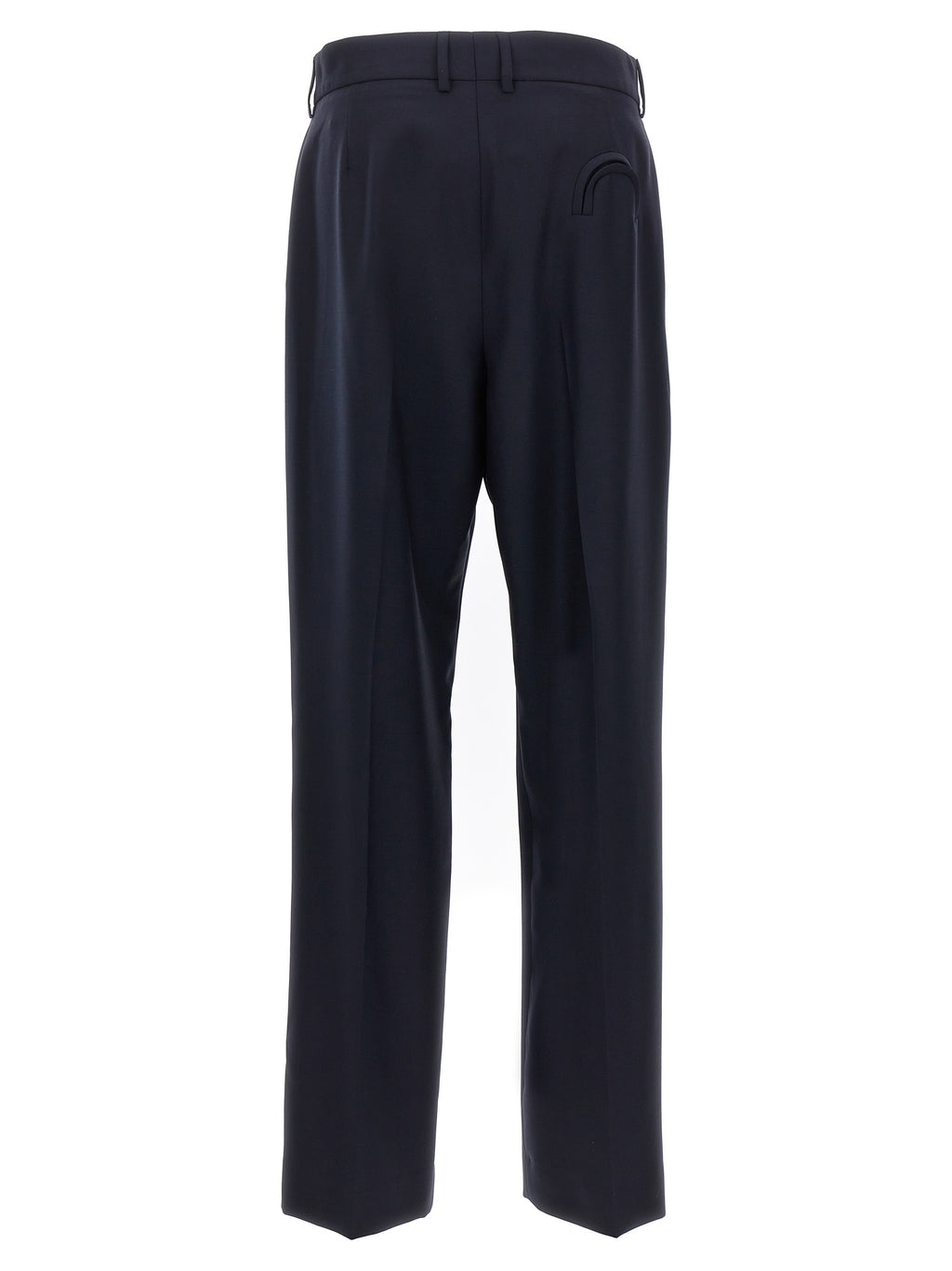 Blue Virgin Wool Pants
