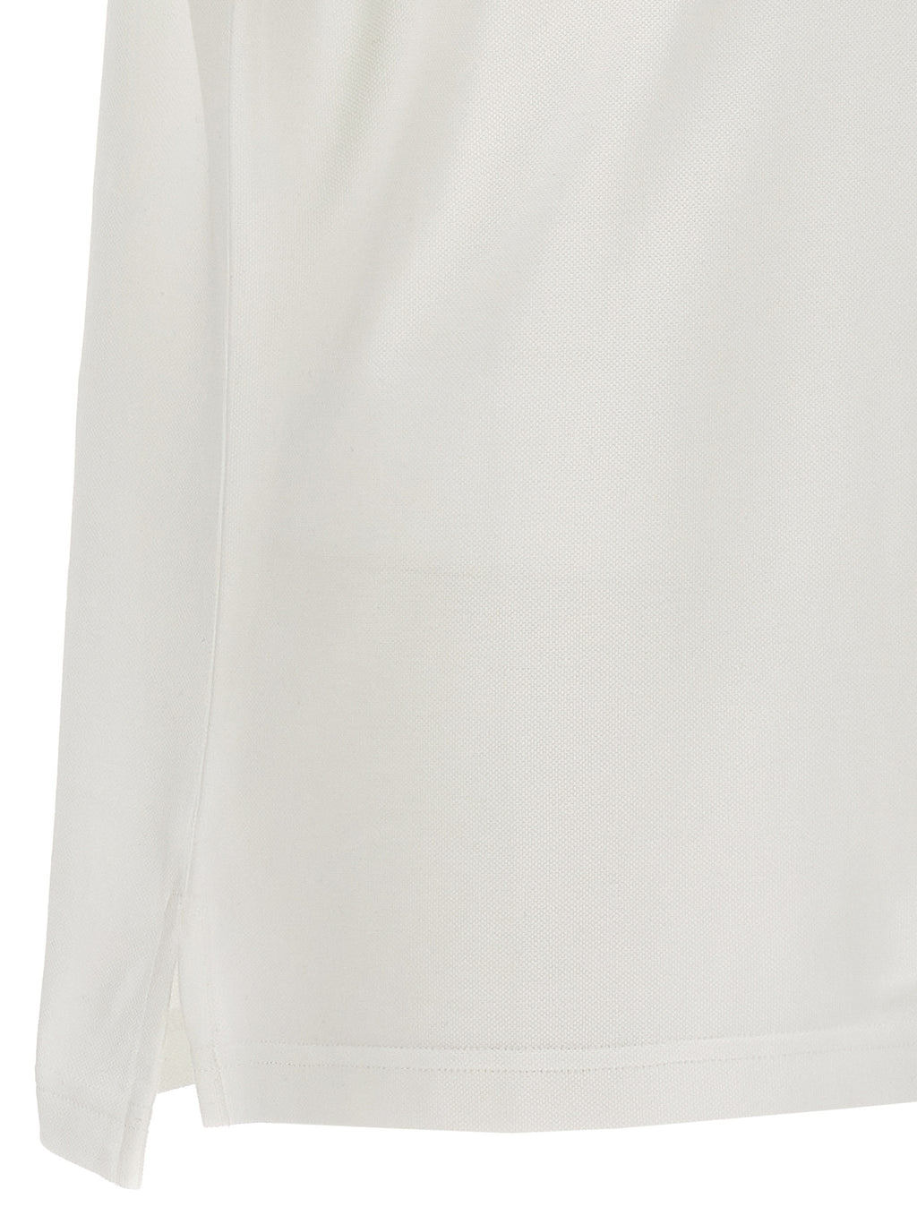 White Cotton Polo Shirt