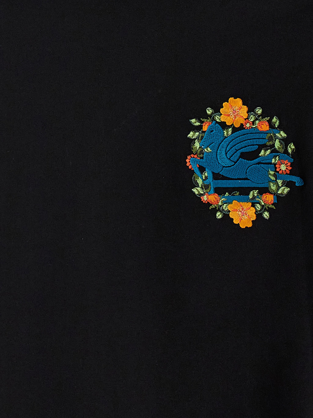 Black Cotton T-Shirt