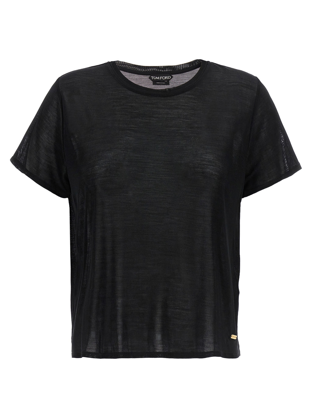 Black Silk T-Shirt