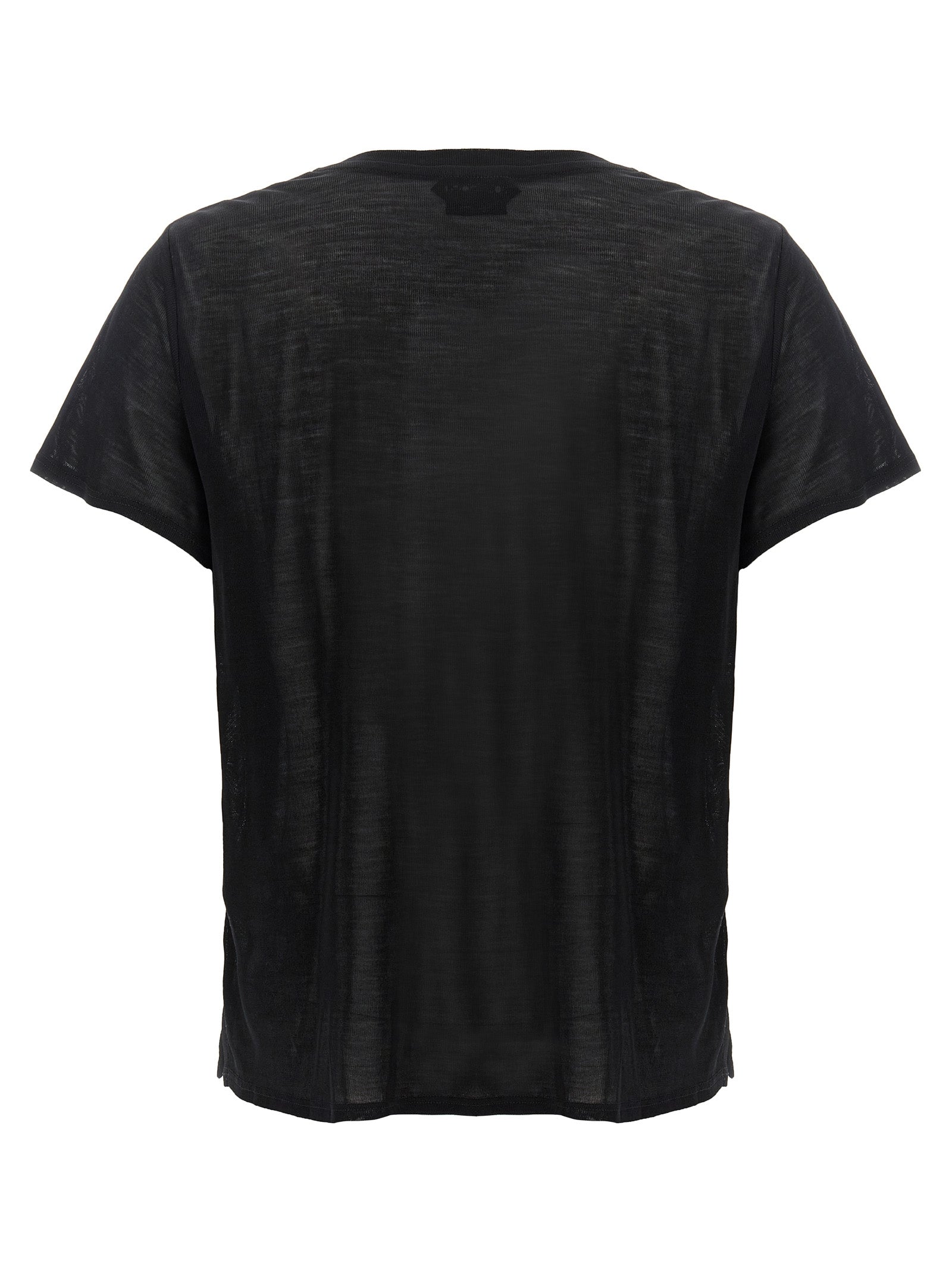 Black Silk T-Shirt