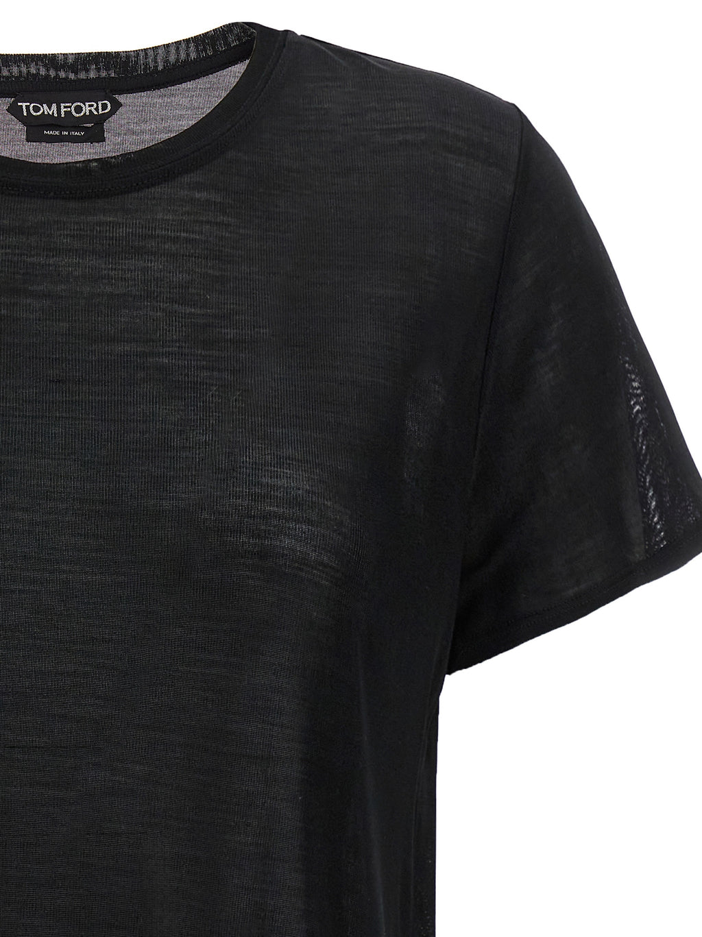 Black Silk T-Shirt