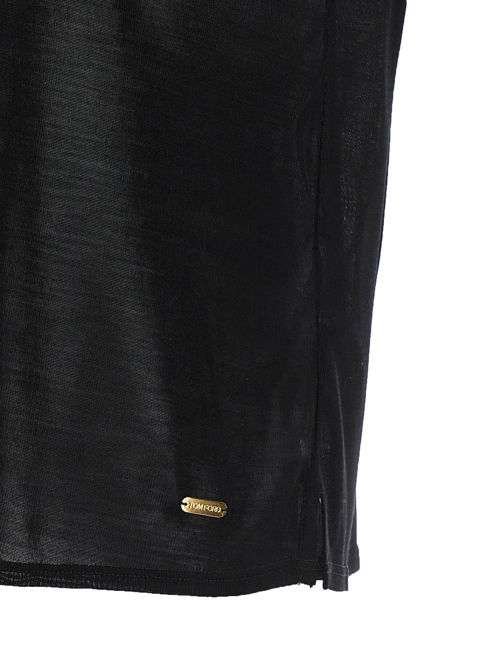 Black Silk T-Shirt