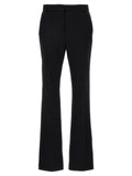 Black Cotton Casual Pants