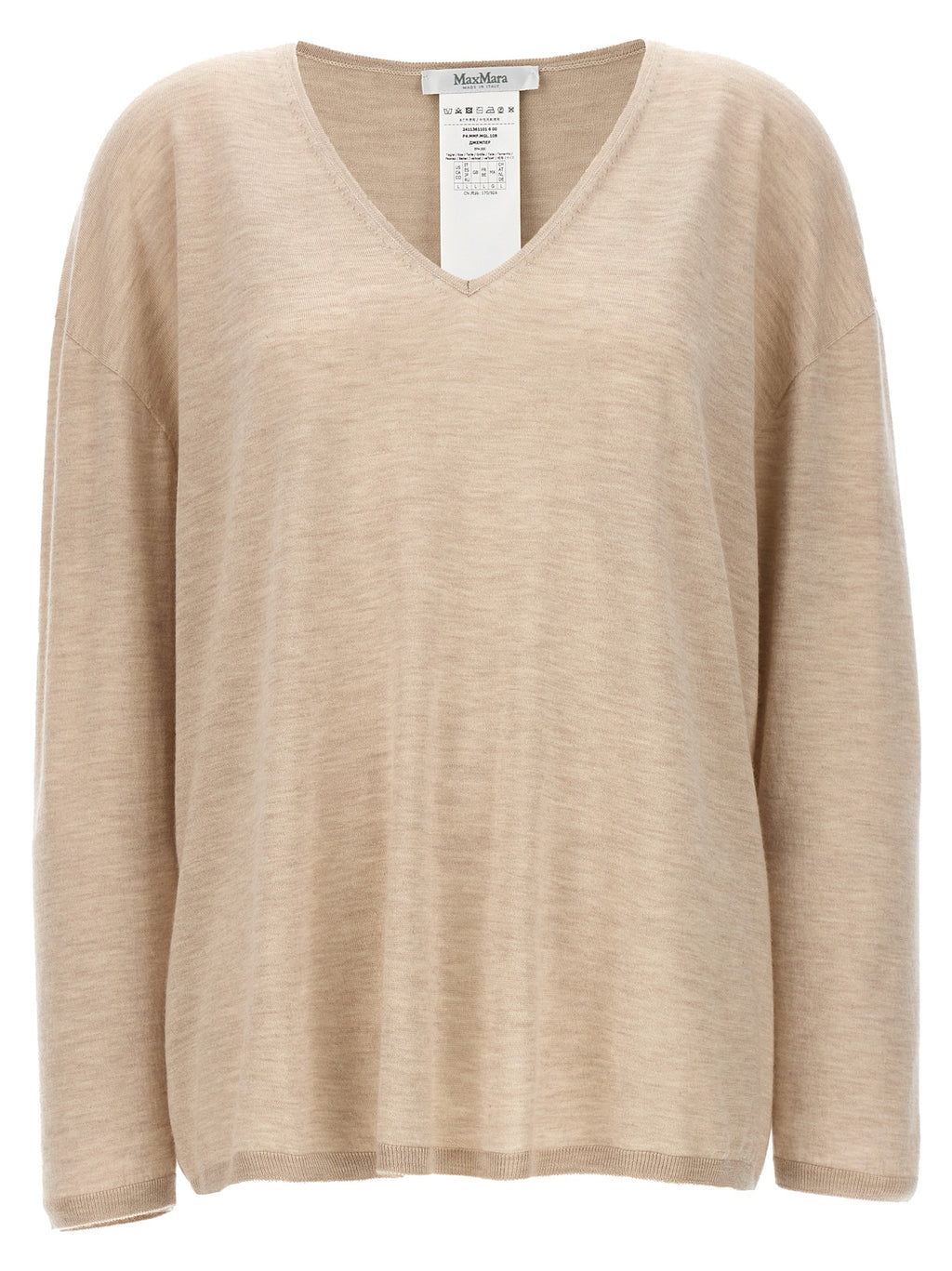 Beige Cashmere Cardigan