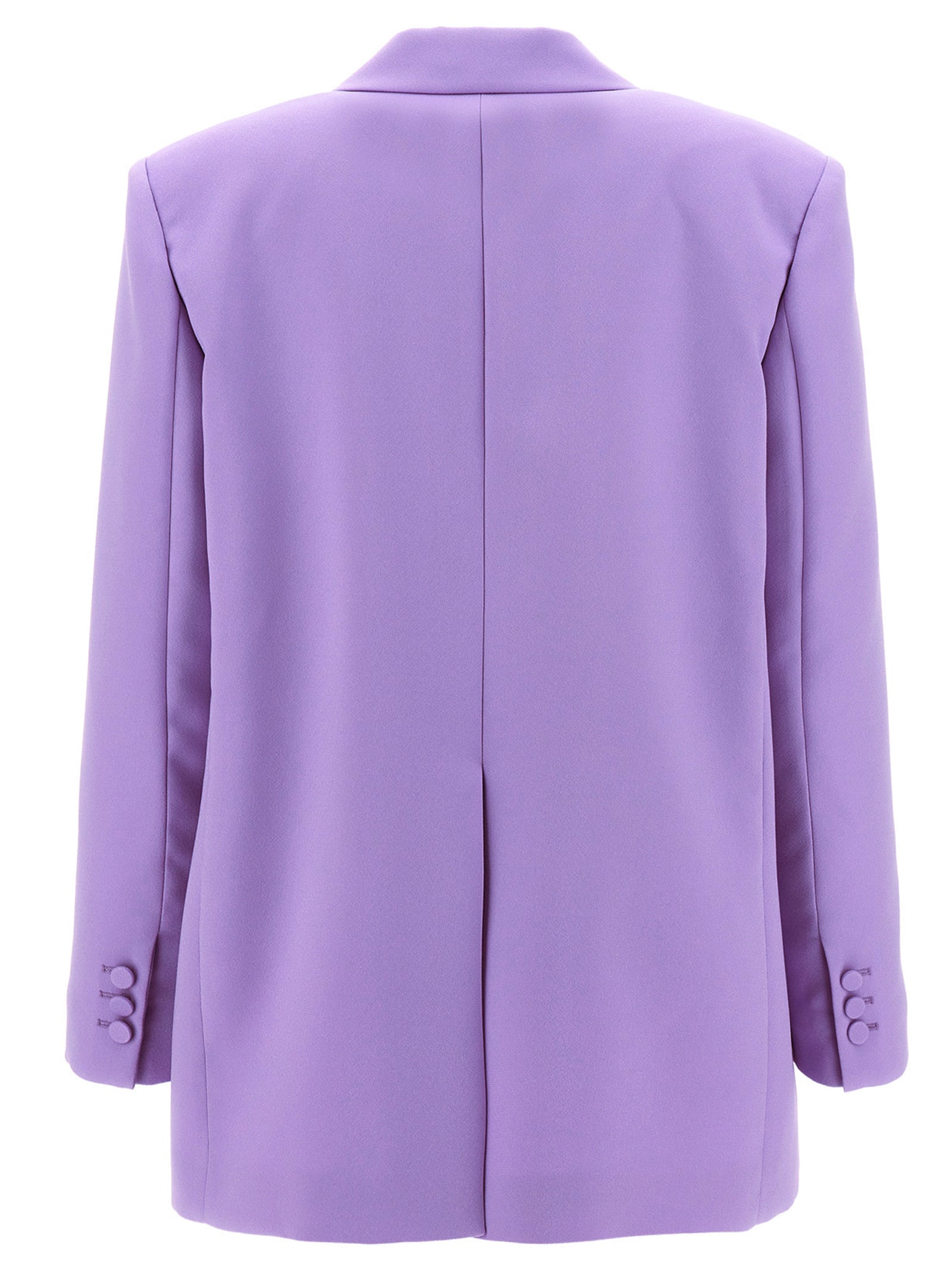 Purple Polyester Blazer