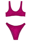 Purple Polyamide Bikini