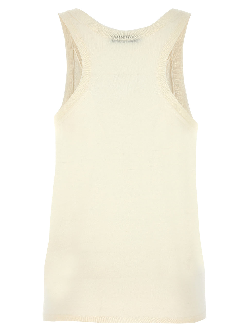 White Cashmere Tank Tops