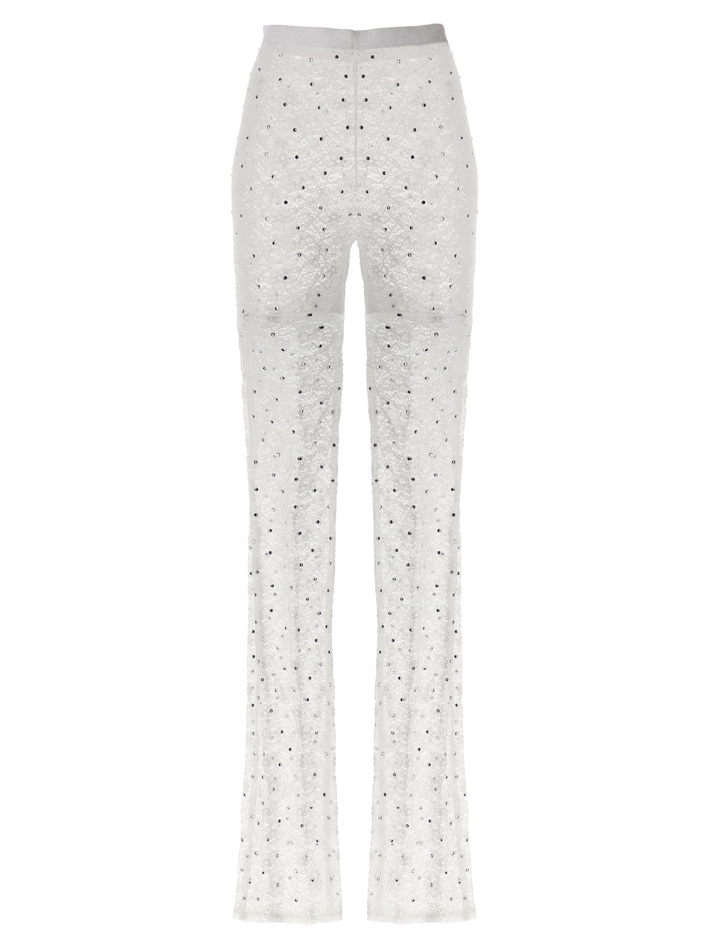 White Polyamide Leggings