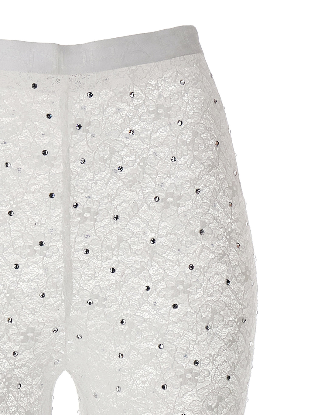 White Polyamide Leggings