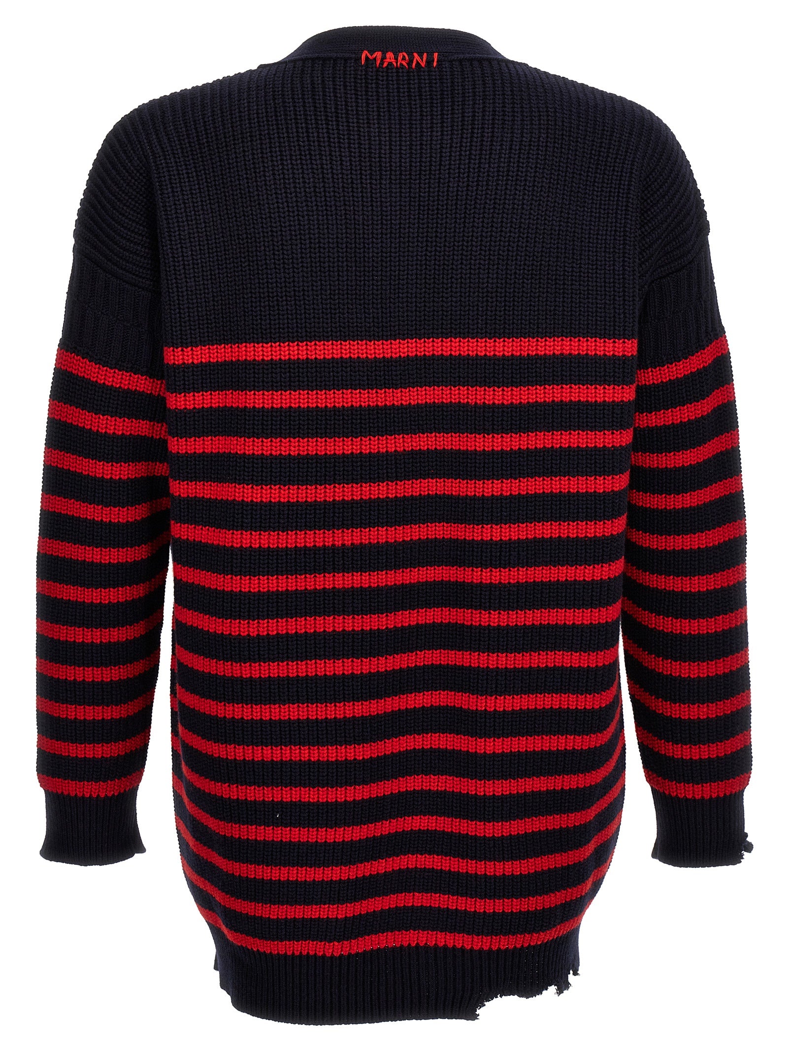 Multicolor Virgin Wool Cardigan