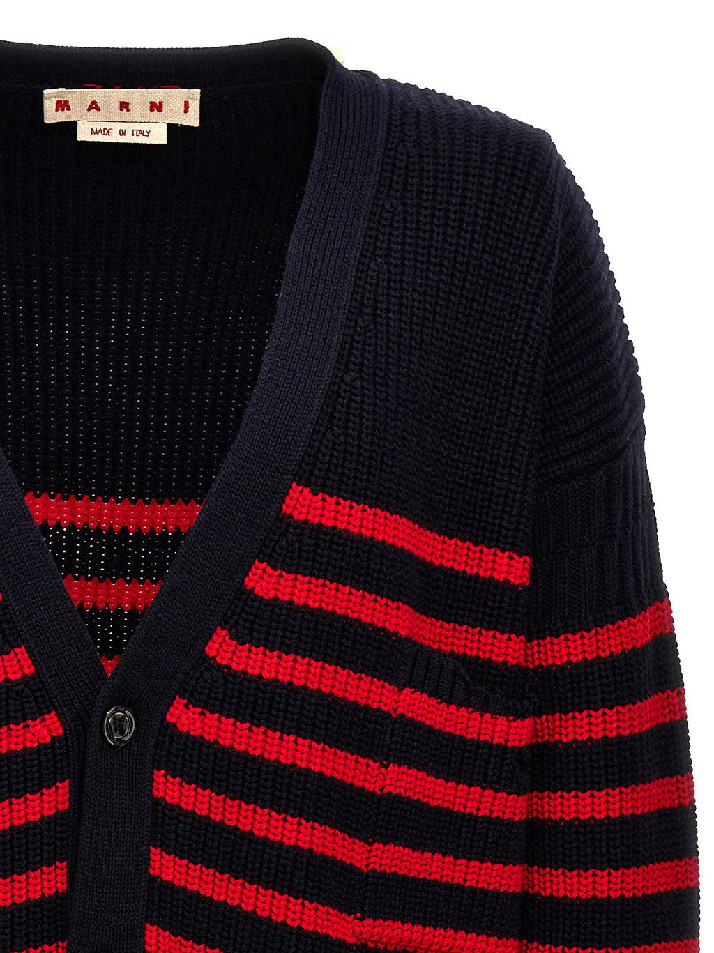 Multicolor Virgin Wool Cardigan
