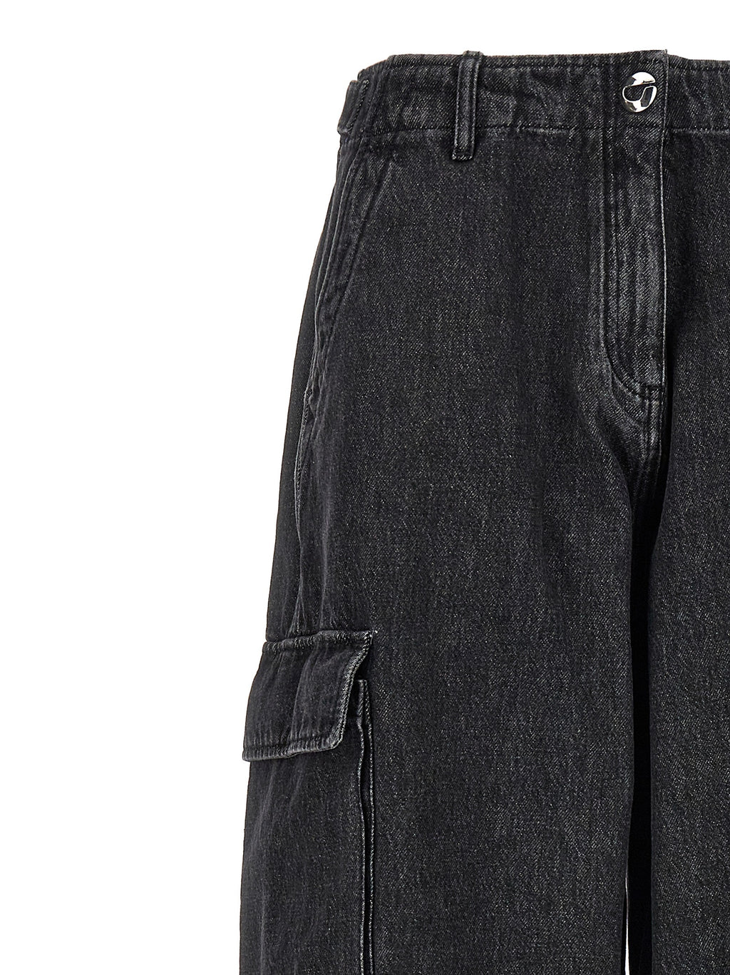 Black Cotton Jeans Denim