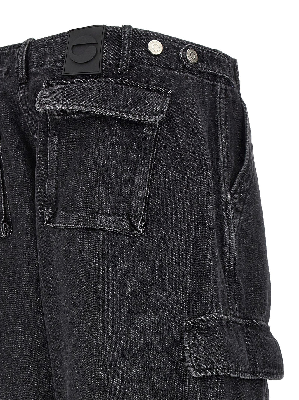 Black Cotton Jeans Denim