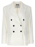 White Cotton Blazer