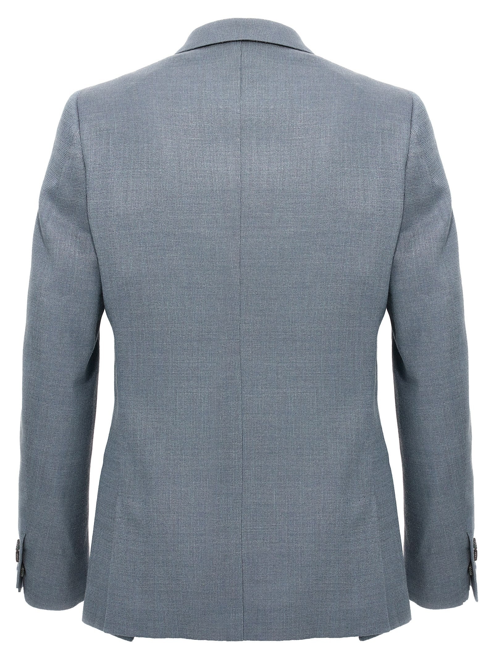 Blue Silk Blazer