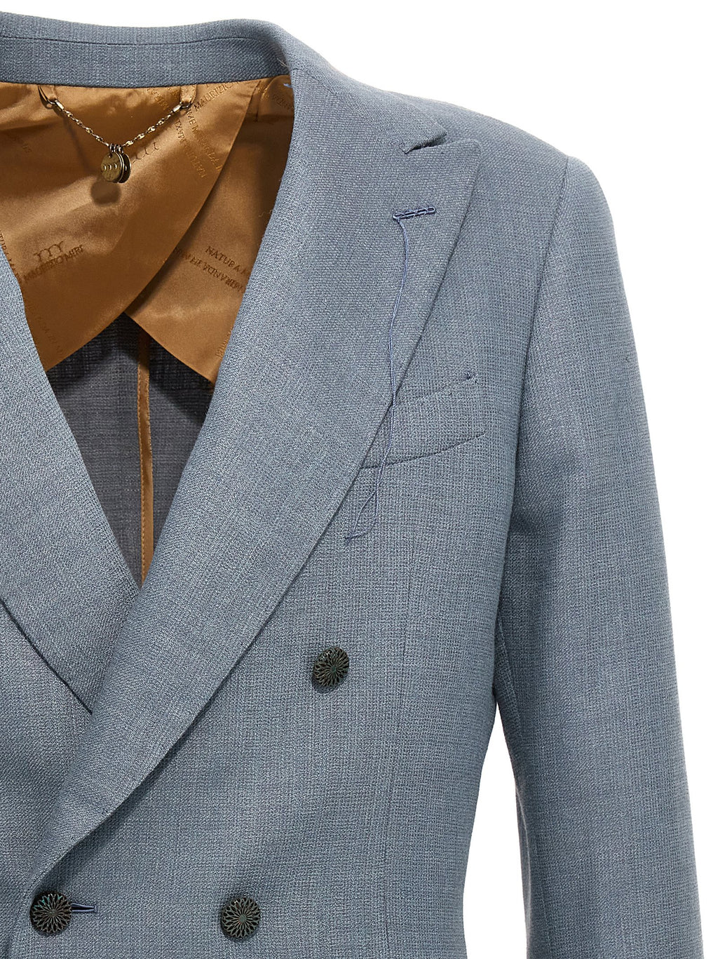 Blue Silk Blazer