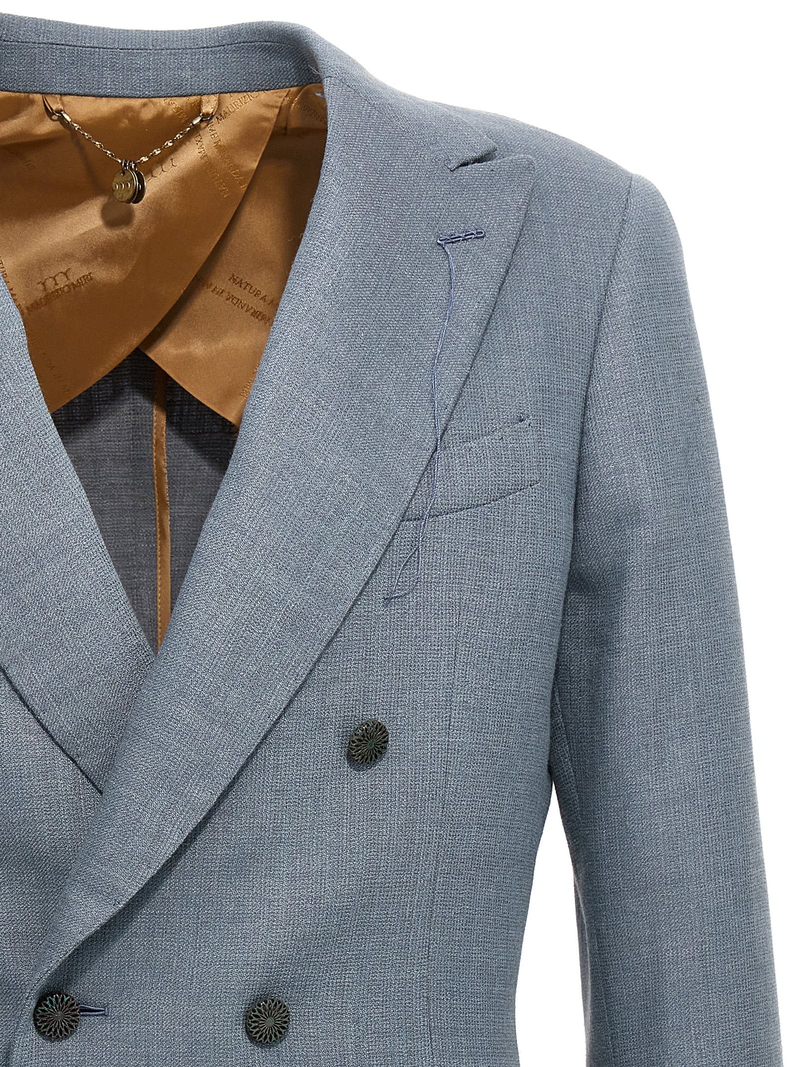 Blue Silk Blazer