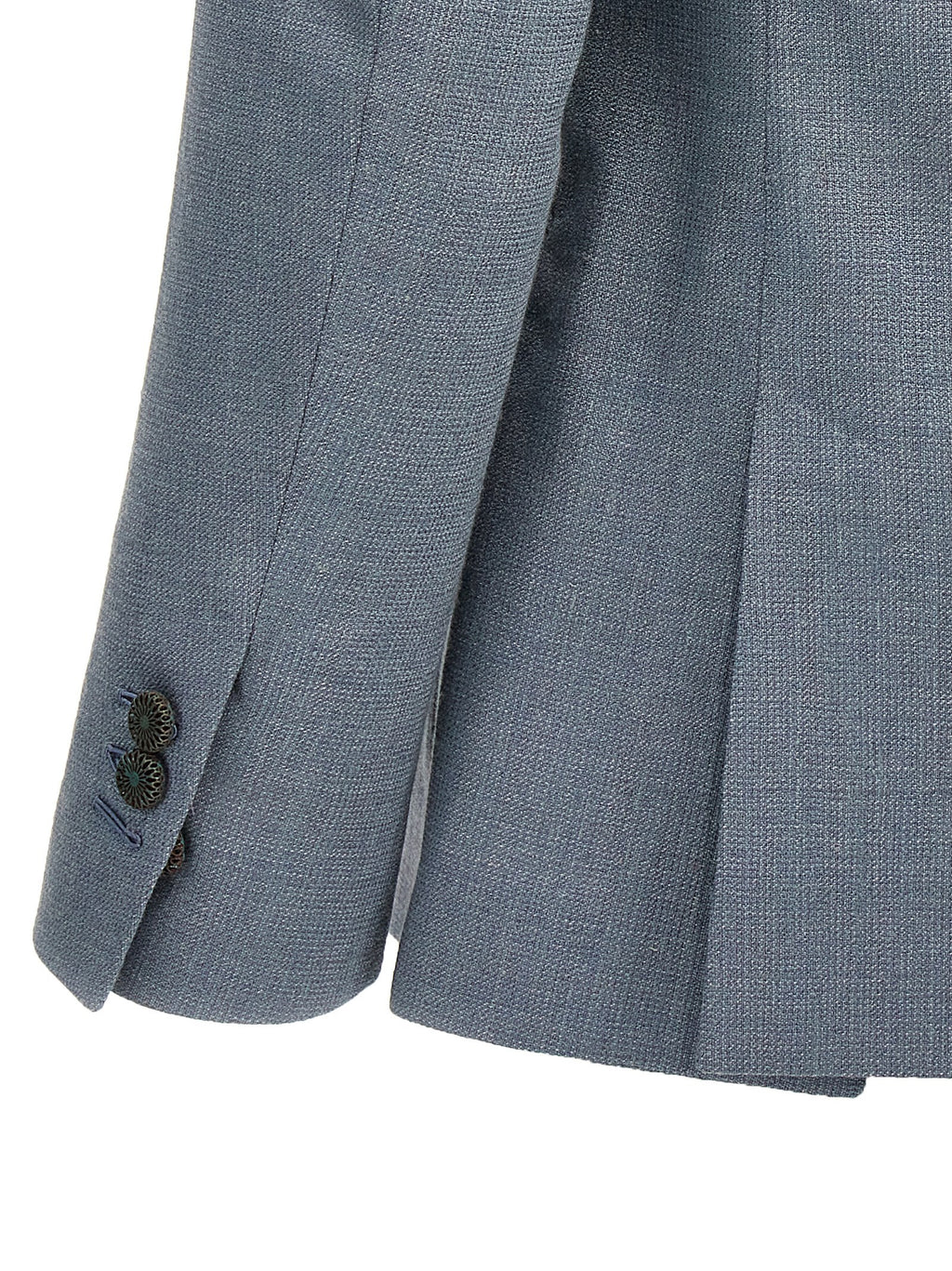 Blue Silk Blazer
