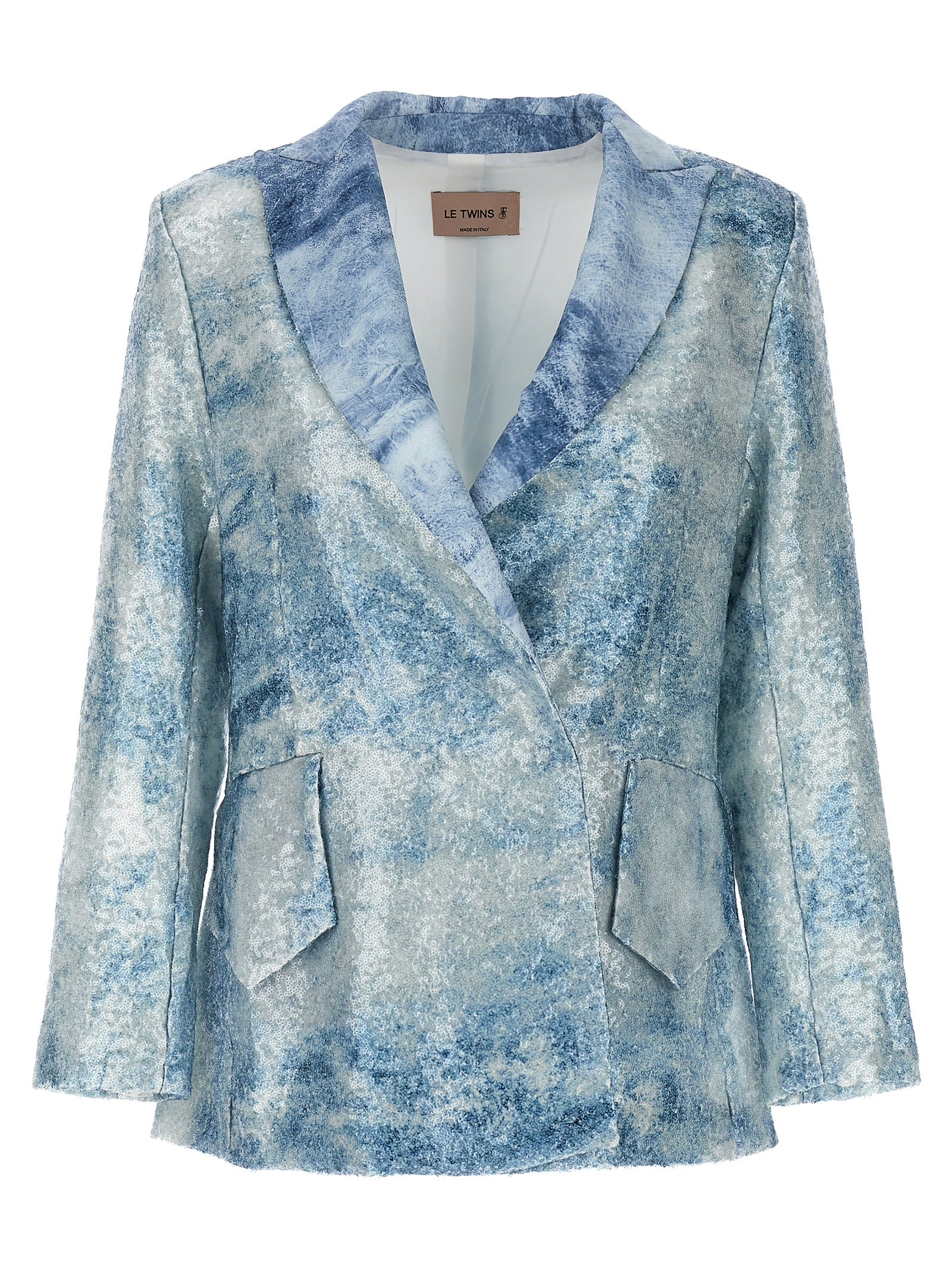 Blue Polyester Blazer