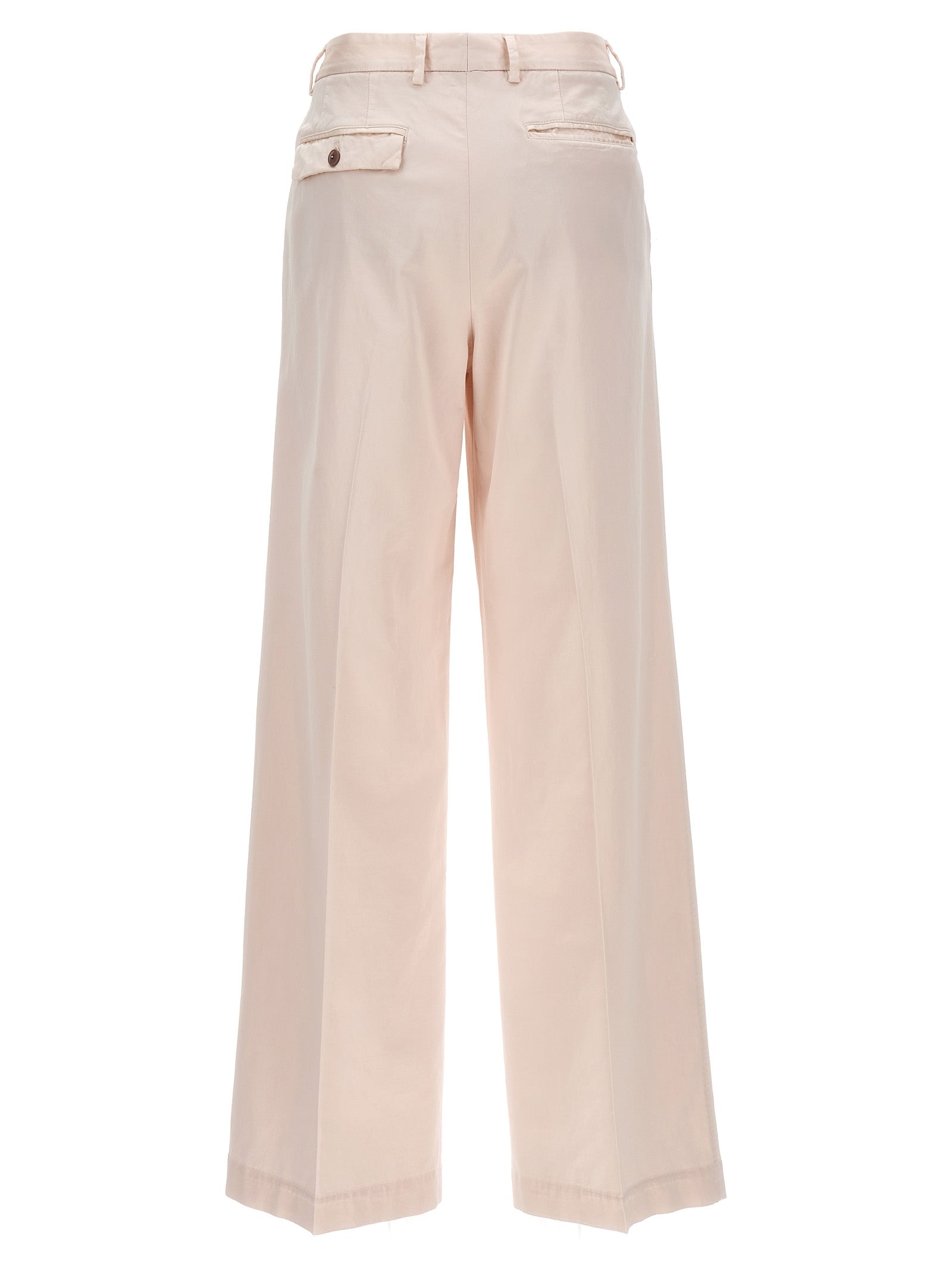 Multicolor Cotton Casual Pants