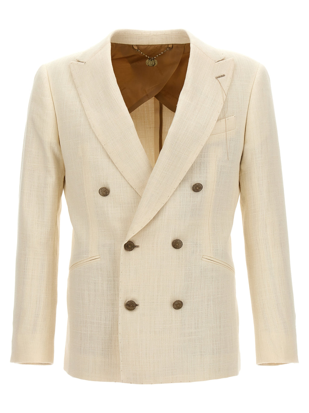 White Silk Blazer