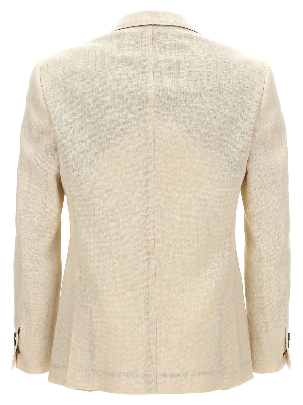 White Silk Blazer