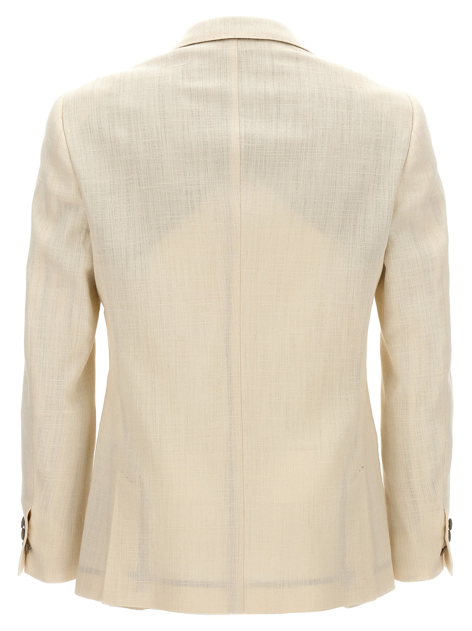 White Silk Blazer