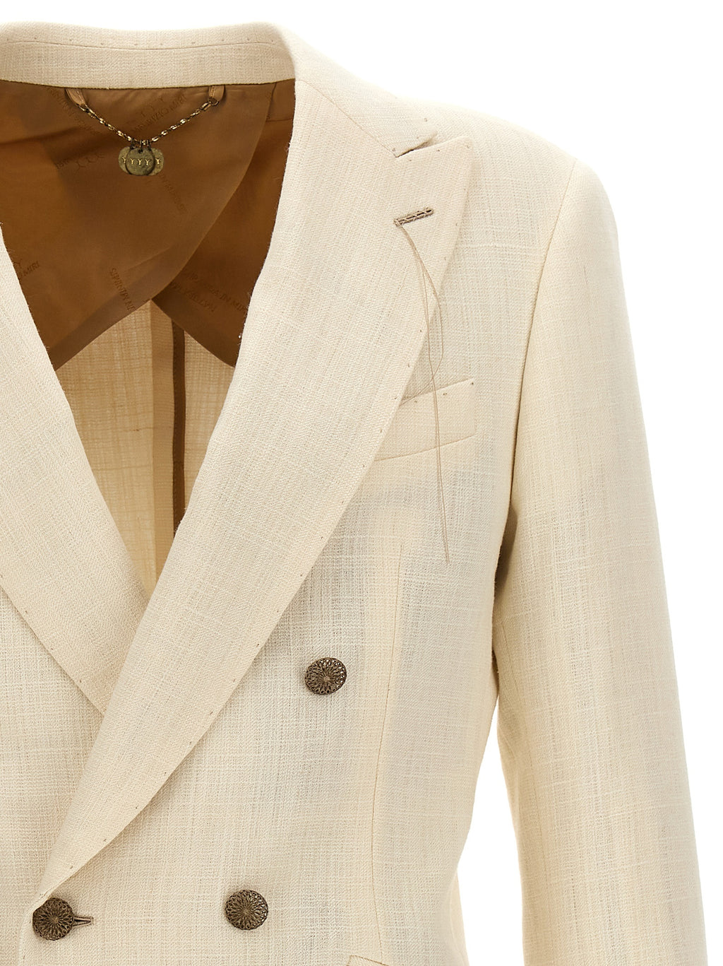 White Silk Blazer