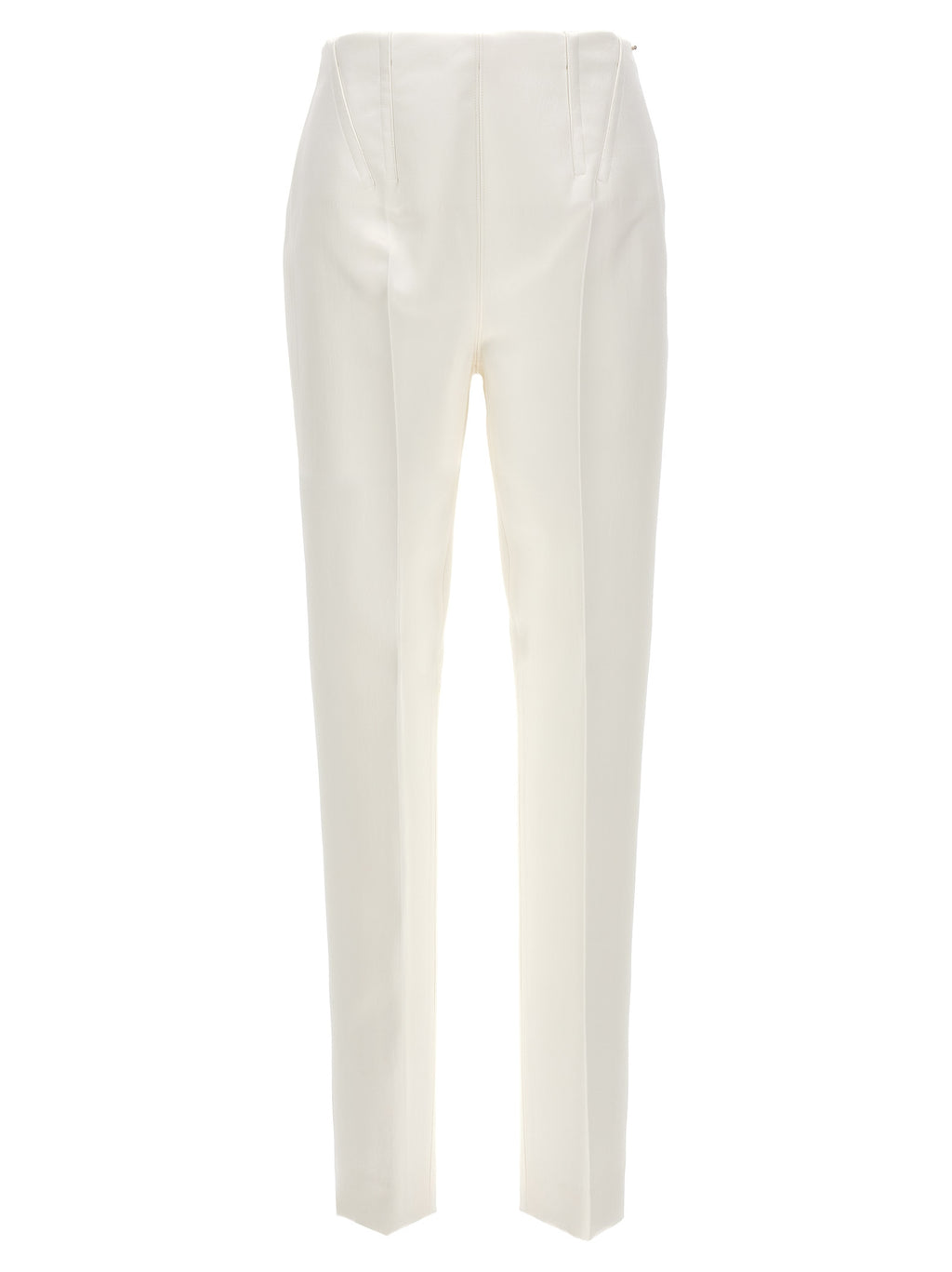 White Acetate Dress Pants