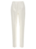 White Acetate Dress Pants