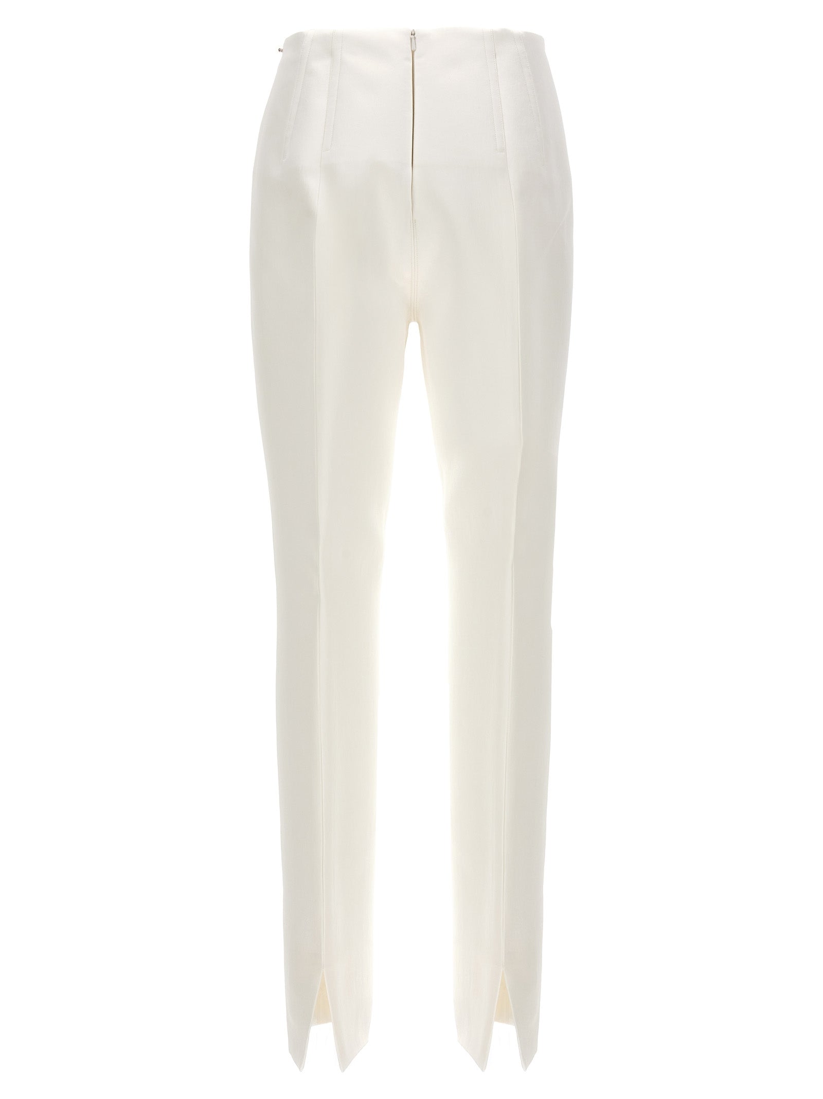 White Acetate Dress Pants