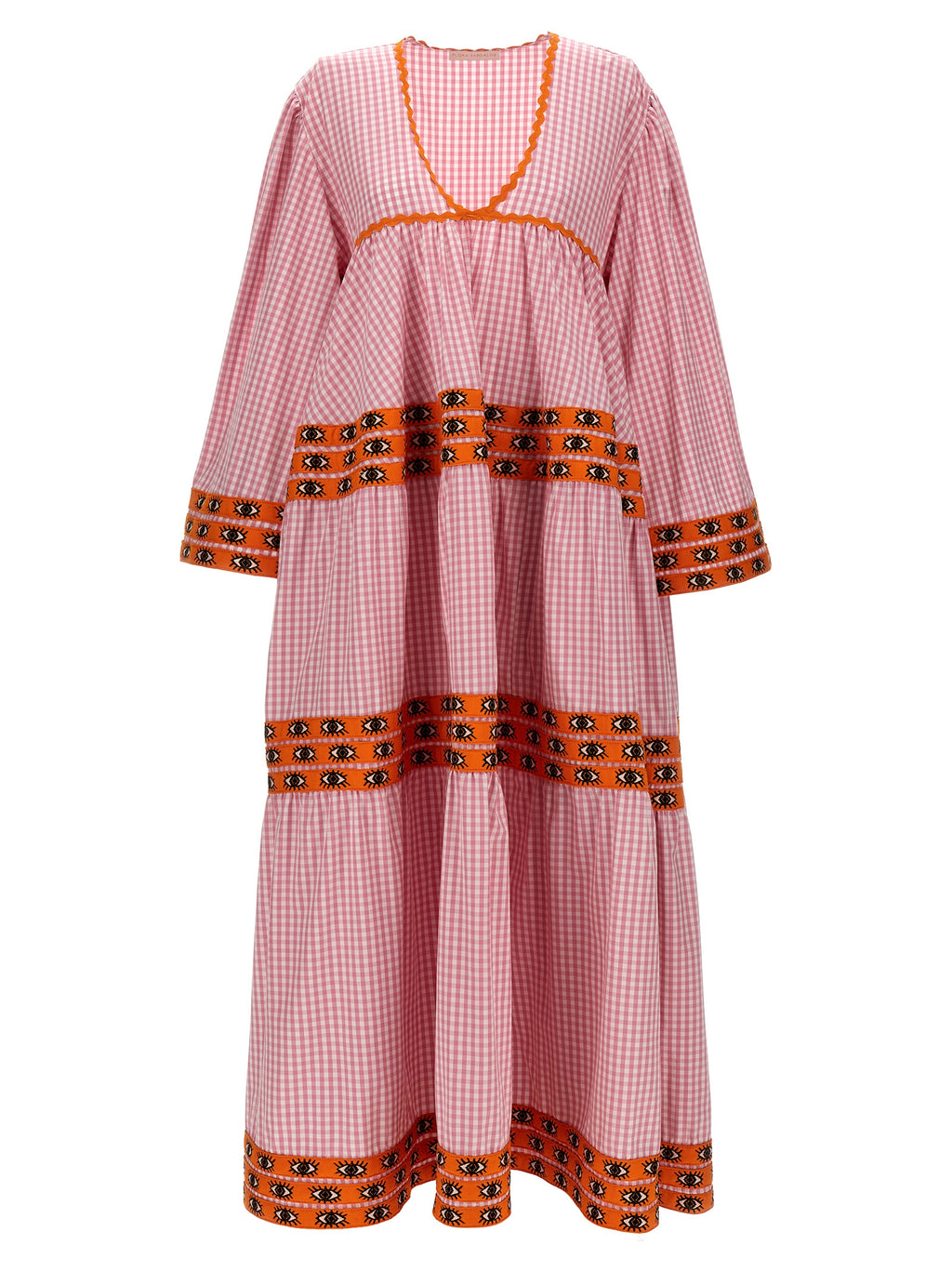 Multicolor Cotton Long Dress