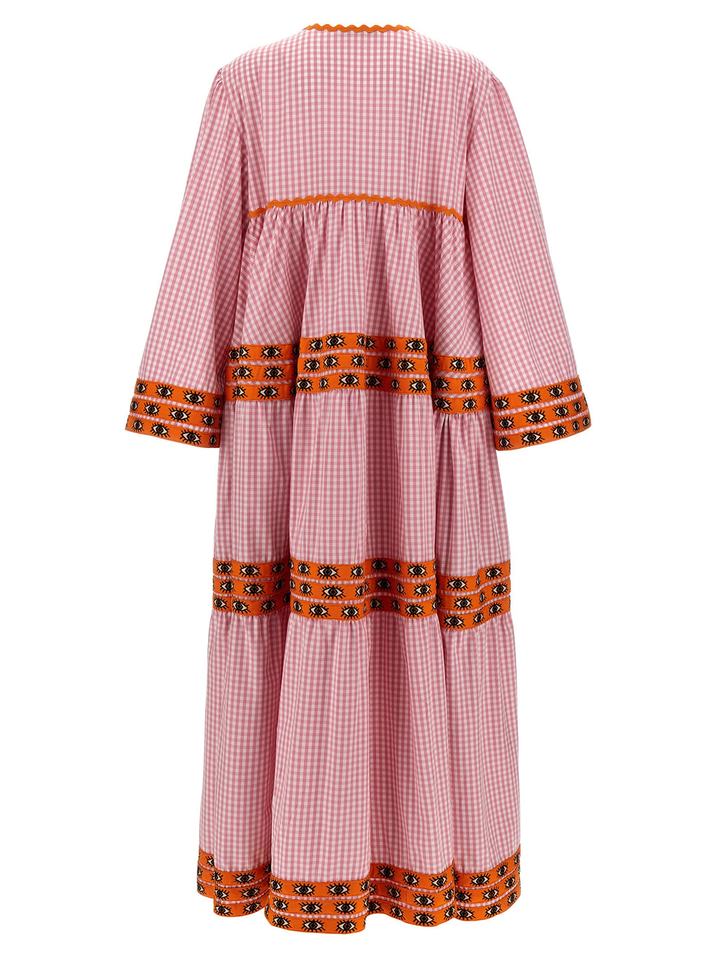Multicolor Cotton Long Dress