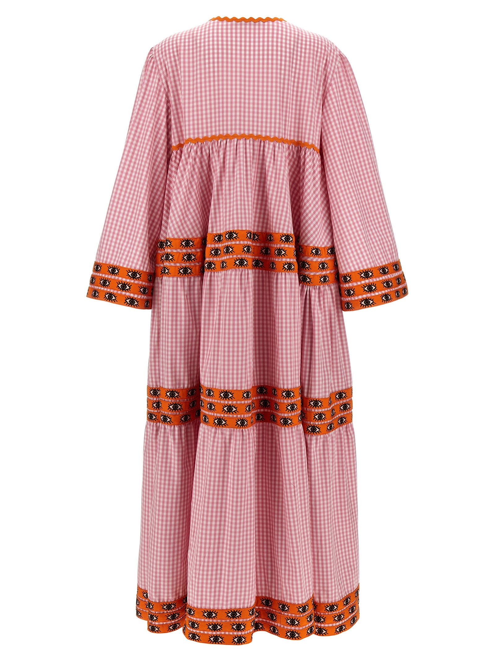 Multicolor Cotton Long Dress