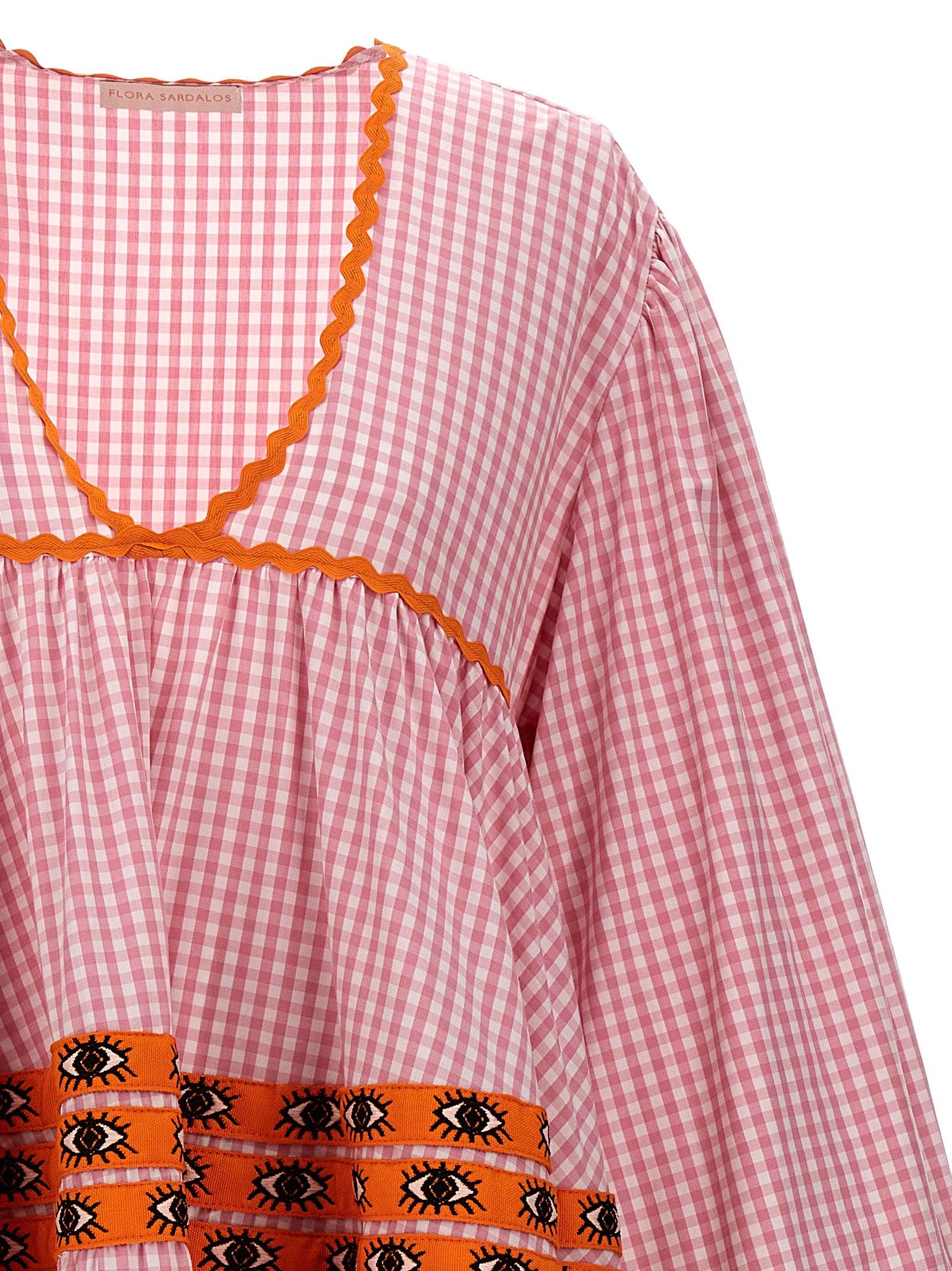 Multicolor Cotton Long Dress