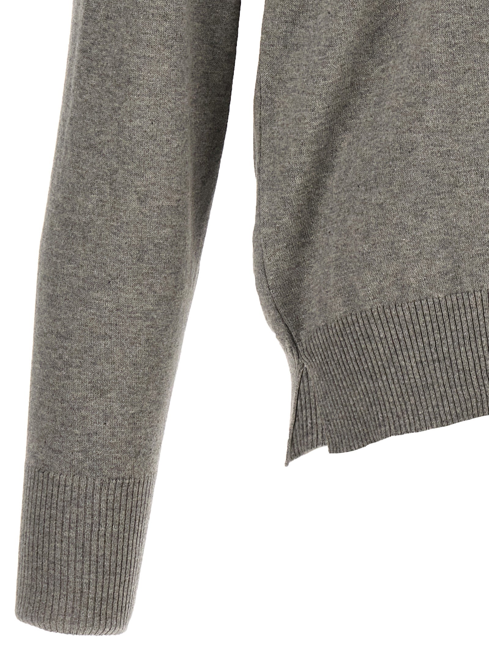 Gray Cotton Cardigan