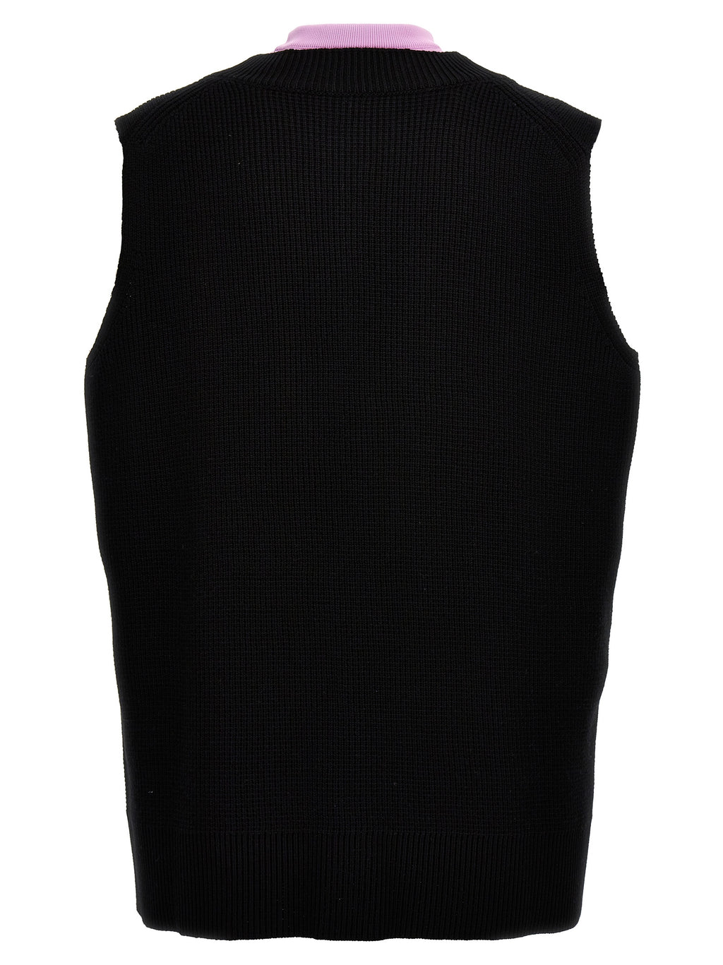 Multicolor Wool Sleeveles Sweater