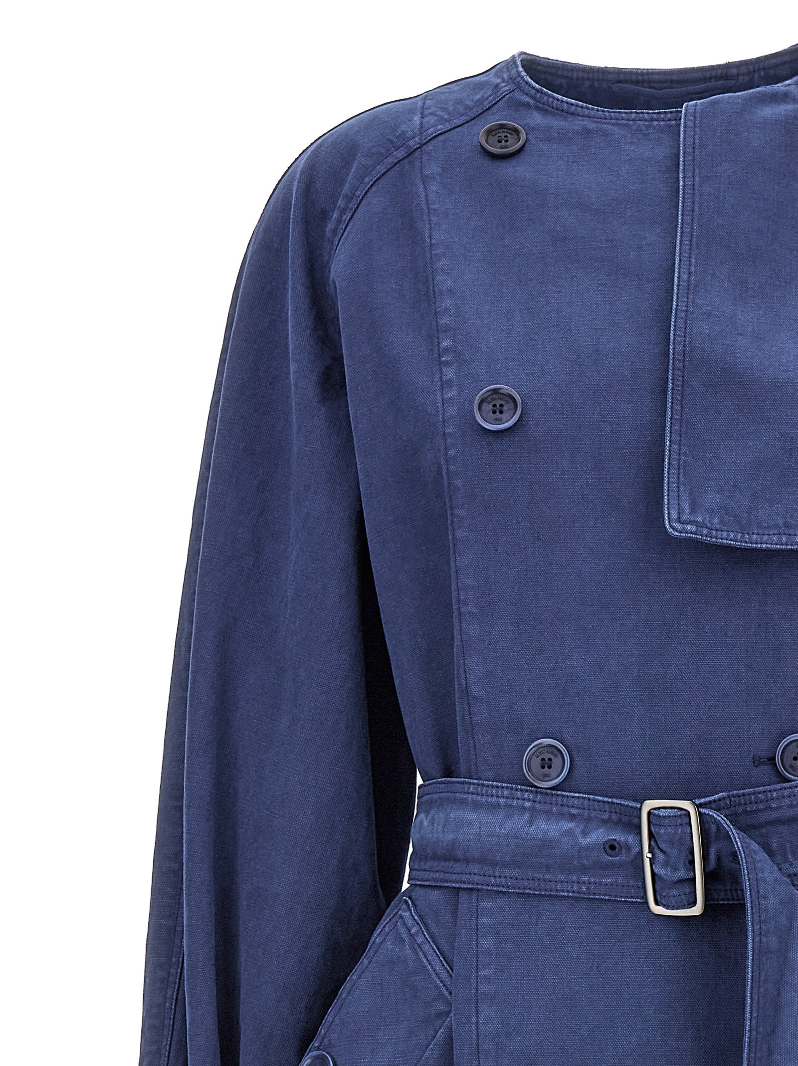 Blue Cotton Coat