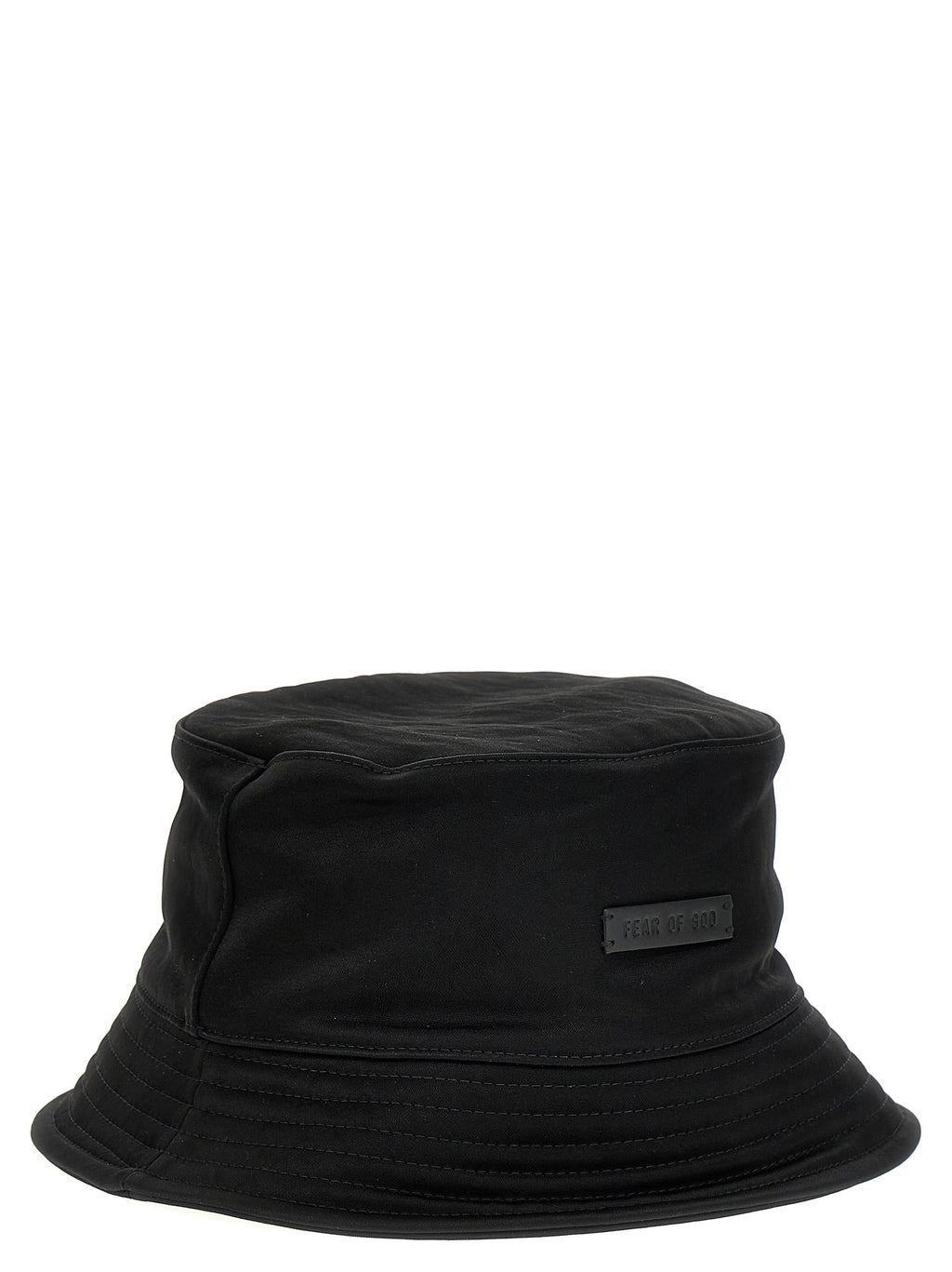 Black Polyamide Bucket Hat