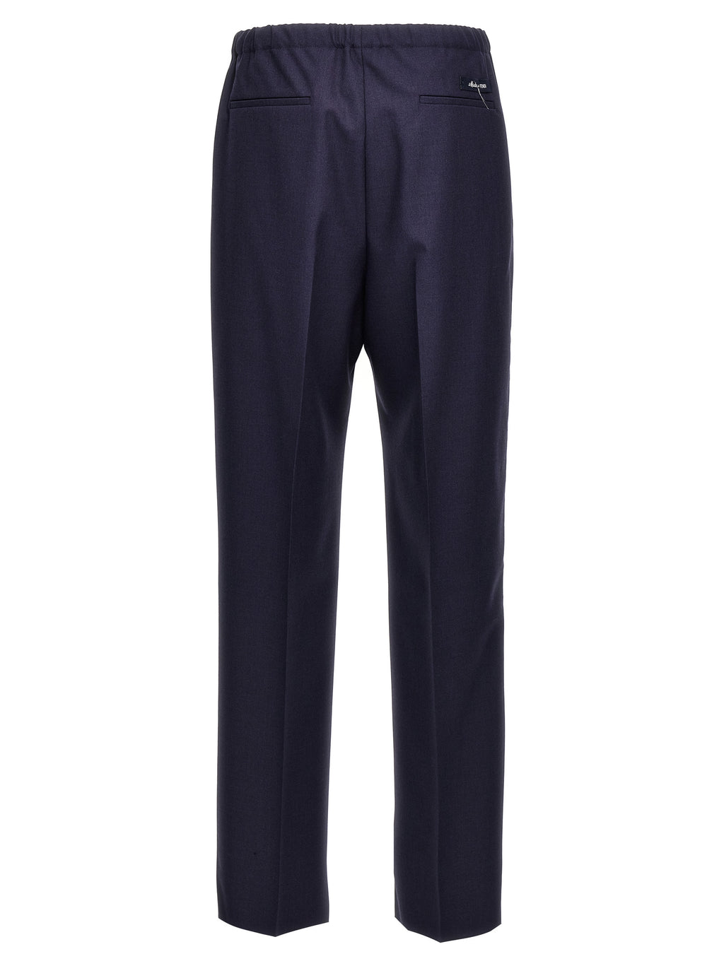 Blue Virgin Wool Pants