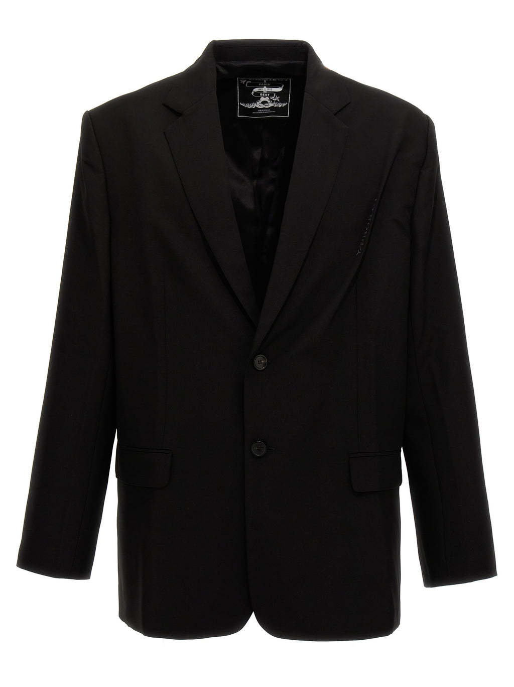 Black Virgin Wool Blazer