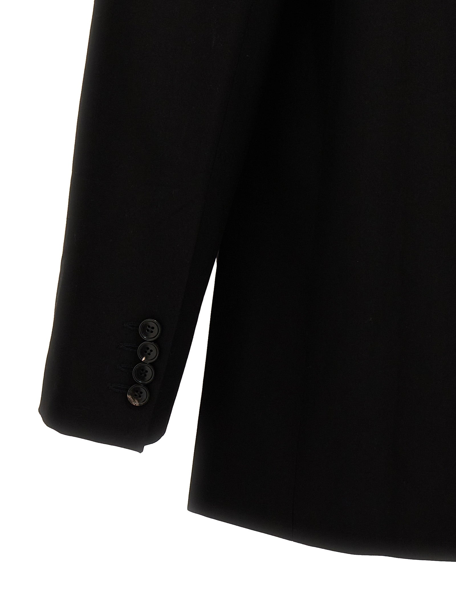 Black Virgin Wool Blazer