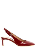 Multicolor Goatskin Mid Heel Pumps