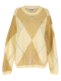 Bicolor Wool Cardigan