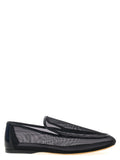 Black Polyamide Slip-On Loafers