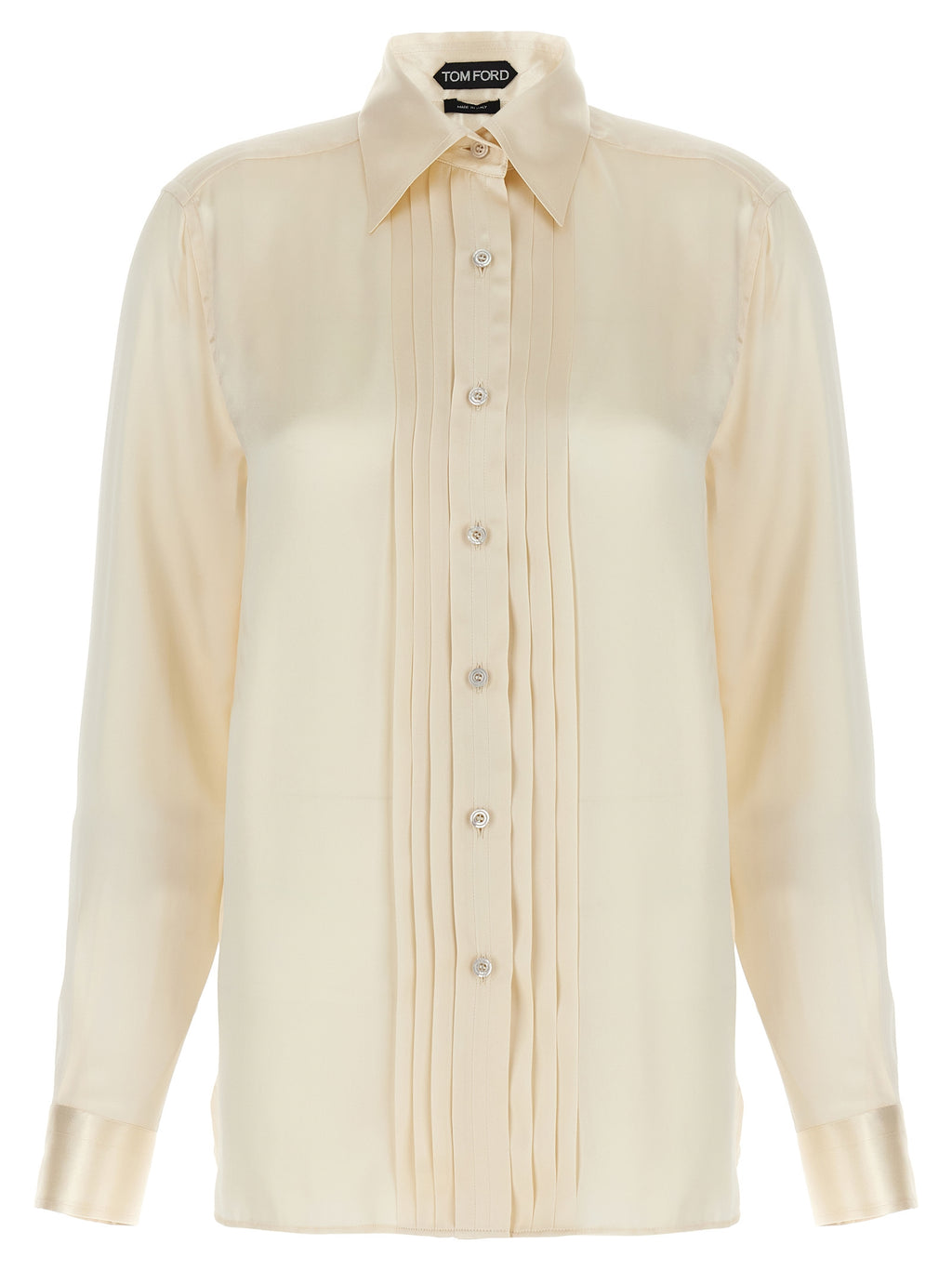 White Silk Blouse