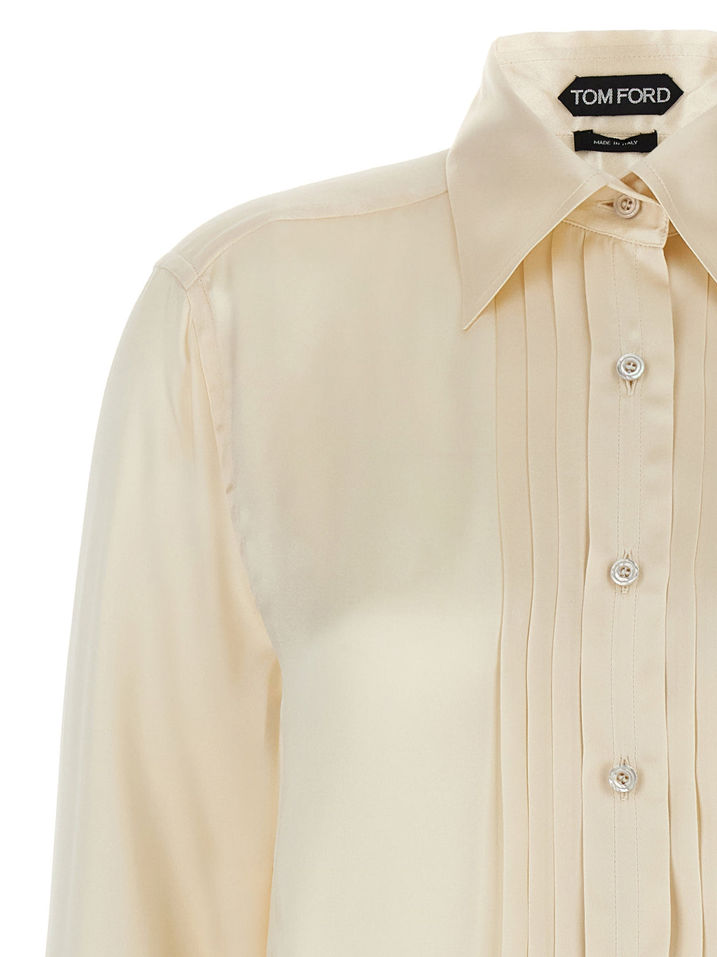 White Silk Blouse