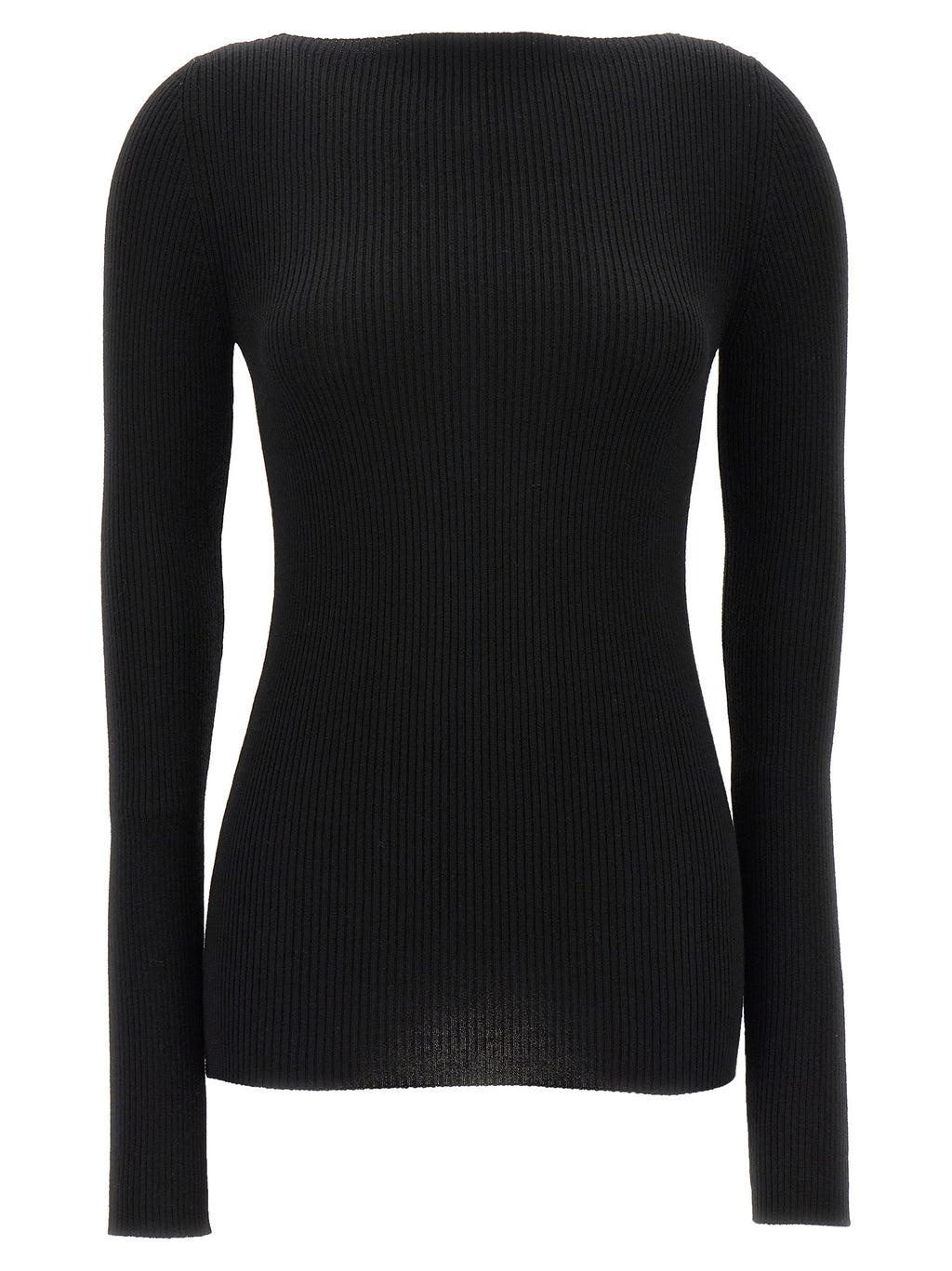 Black Wool Cardigan